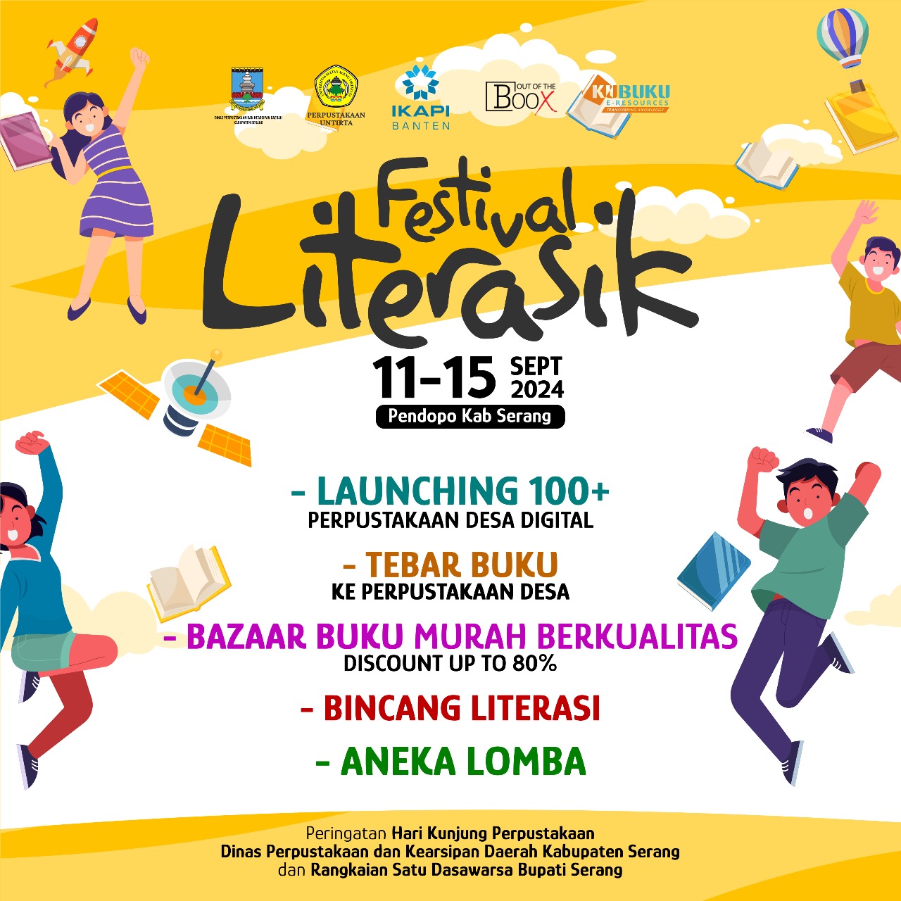 FESTIVAL LITERASIK DI HARI KUNJUNG PERPUSTAKAAN